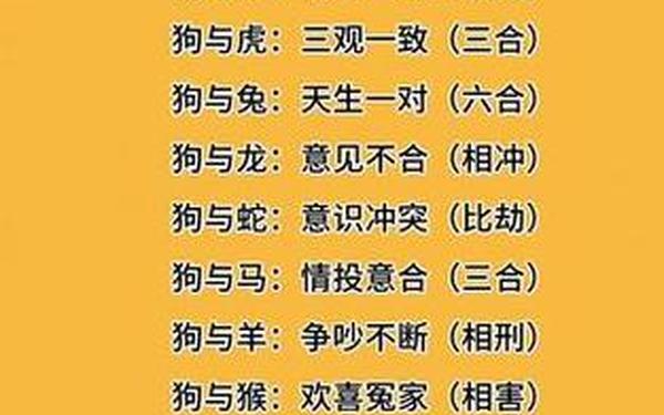 属狗的哪年出生(属狗人最佳配偶3个人) 属狗的哪年出生(属狗人最佳配偶3个人)