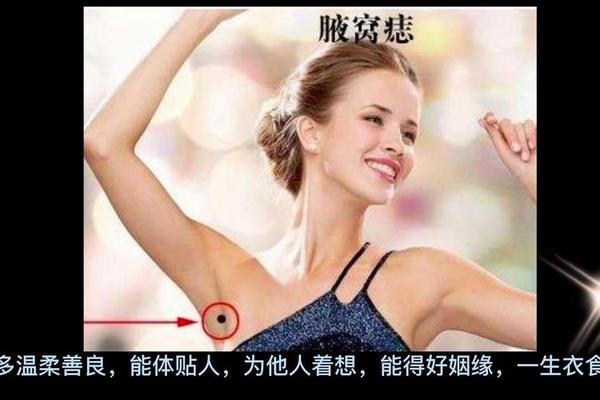 腋下的痣相_腋下有痣图解