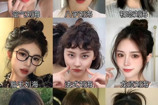 八字刘海和法式刘海的区别