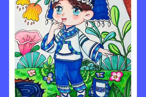 传统民族文化绘画作品 民族文化的画