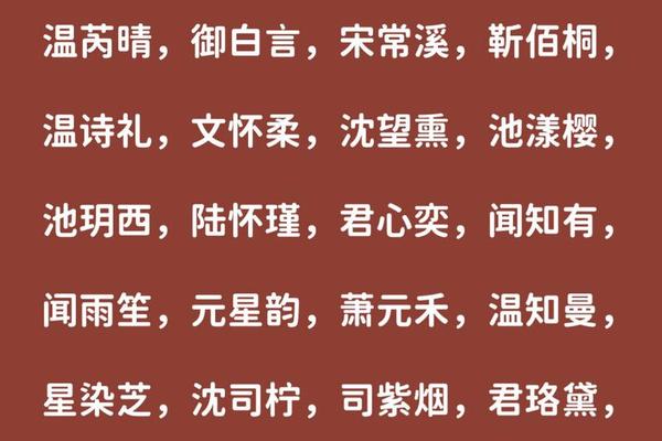 古代中国女人姓名