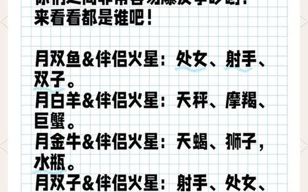 星座互配情侣名字有哪些女生的(12星座的最佳情侣组合) 星座互配情侣名字有哪些女生的(12星座的最佳情侣组合)