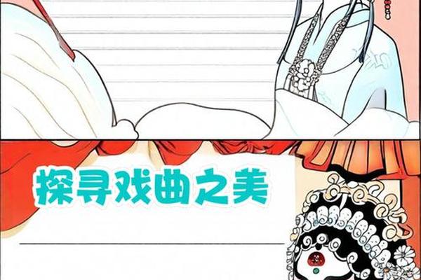 粤剧文化手抄报电子版素材;粤剧艺术文化钞