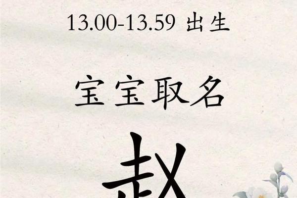赵姓宝宝起名