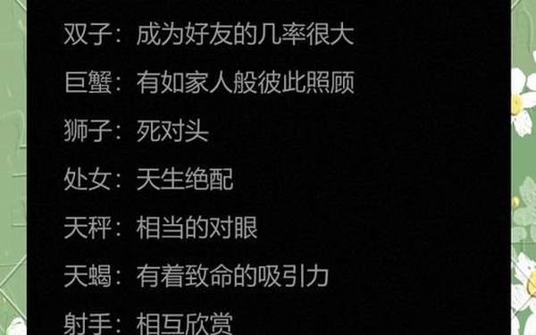 金牛座和什么星座最配情侣-金牛座与12星座配对表 金牛座和什么星座最配情侣-金牛座与12星座配对表
