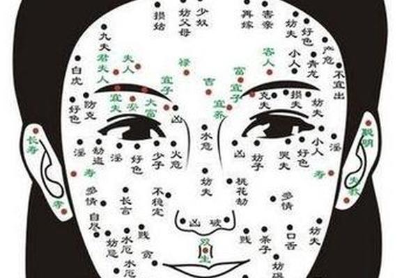 女面部痣相上辈子是观音(男面部痣相解析图)