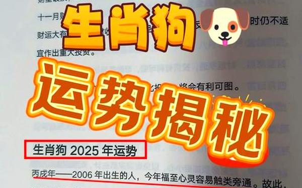 属狗2025年多大 属狗2025年多大