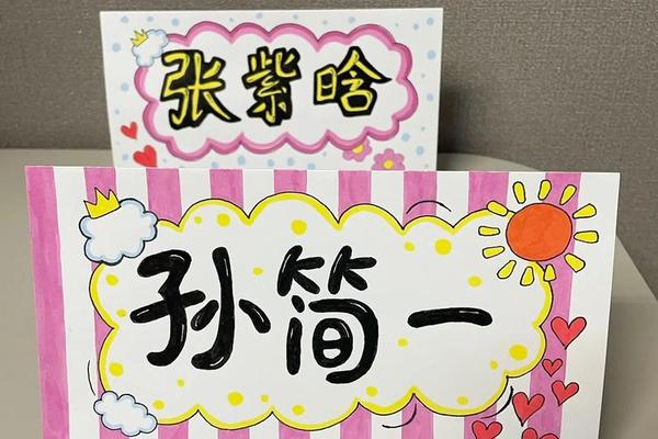 姓名牌的姓名都是小写吗