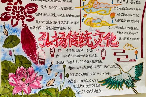 中华文化传承手抄报简单又漂亮 中华传统文化手抄报一等奖