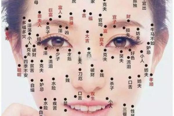 财富丰厚的女痣相、女人痣相图解