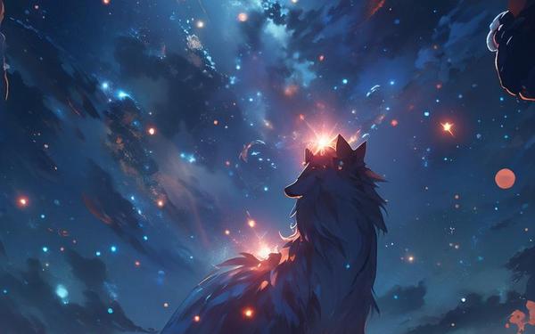 星座壁纸二次元_十二星座仙气古风壁纸摩羯座