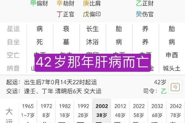 死亡的八字