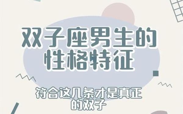 95年男双子座性格 1963年双子座的性格