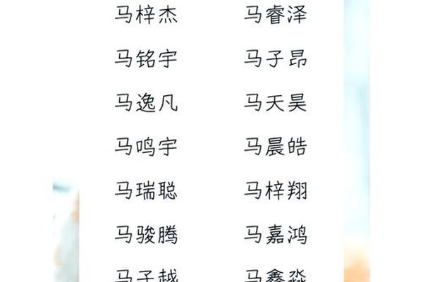 马氏宝宝起名