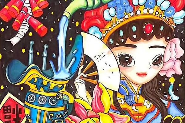 优秀文化传统文化传承图画筒单-传承优秀传统文化绘画
