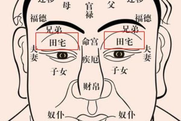 田宅宫痣相解读-田宅宫有痣的位置图