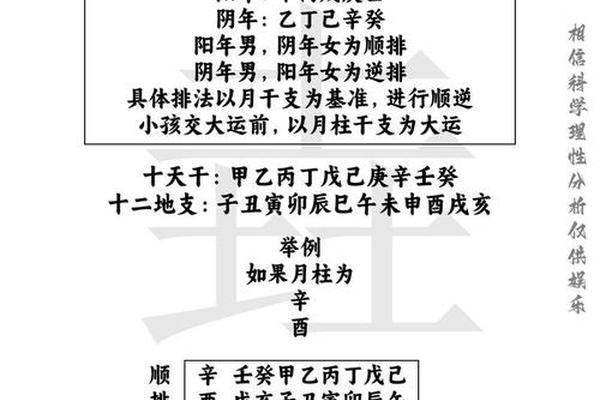 八字十年大运