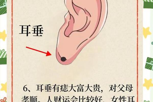 耳朵长痣的具体痣相解析_耳朵痣的位置与命运图解大全