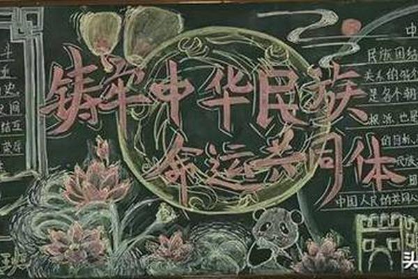 传承民族文化(传承民族文化争做新时代好少年黑板报)