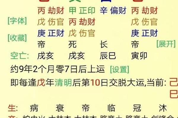 如何看自己的八字