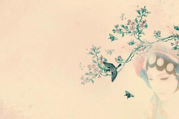 戏曲艺术ppt免费模板-戏曲ppt背景专用图