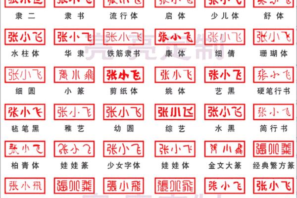 姓名+章