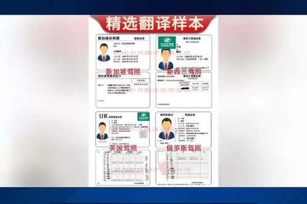 翻译驾照拼音姓名