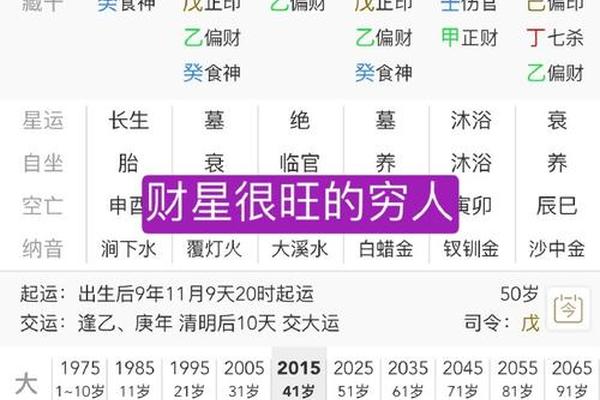 八字横财