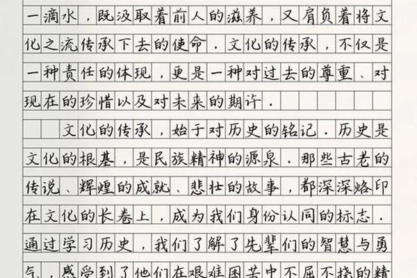 中华优秀文化的传承者;文化传承高考满分作文