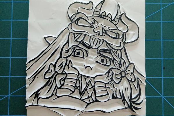 橡皮姓名刻印教程