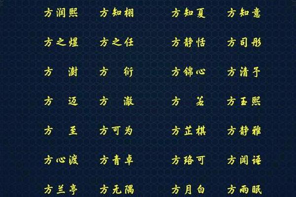 方辰新姓名分析