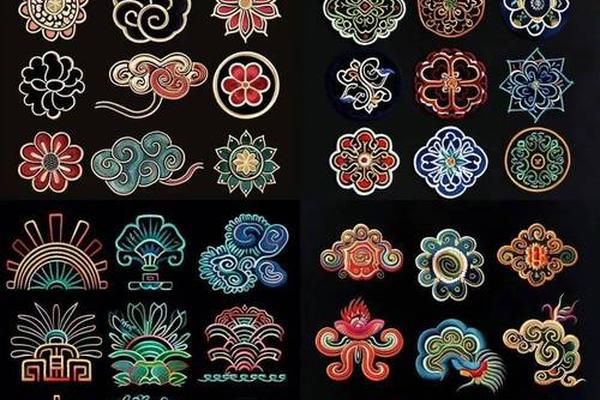 中国传统艺术图案100幅、中国传统图案设计