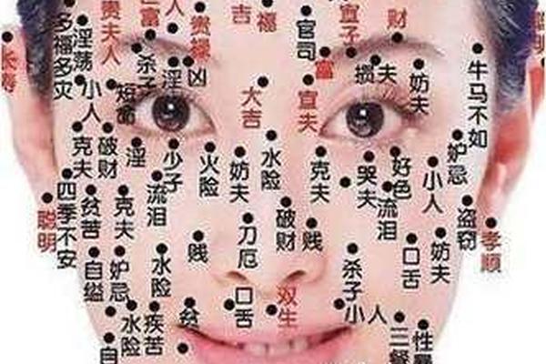 麻衣神相 痣相;麻衣神相图解面相