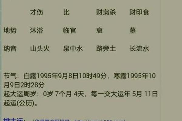 查询生辰八字免费