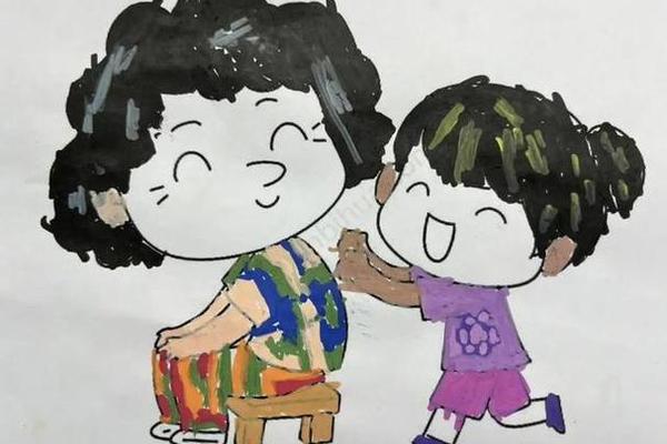 慈孝文化绘画—孝顺主题绘画