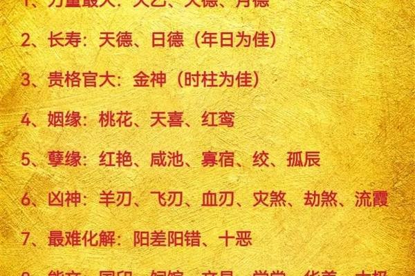 八字中神煞