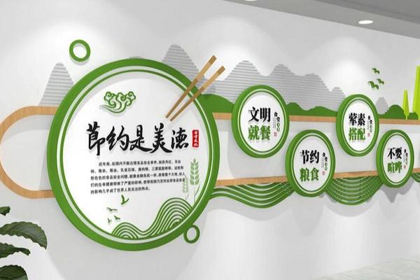 美食文化墙创意设计 校园文化墙创意设计