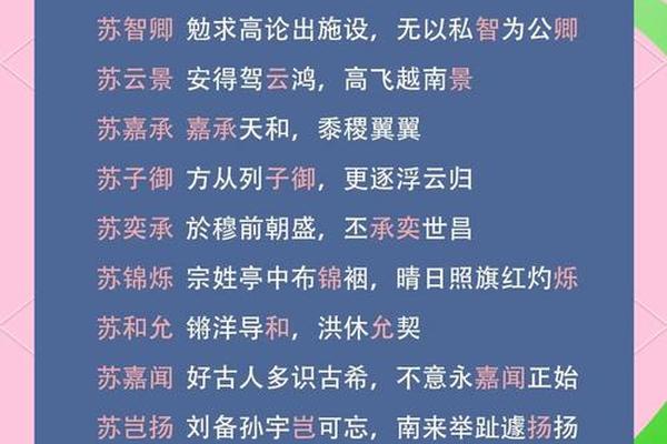 苏小宝姓名评分