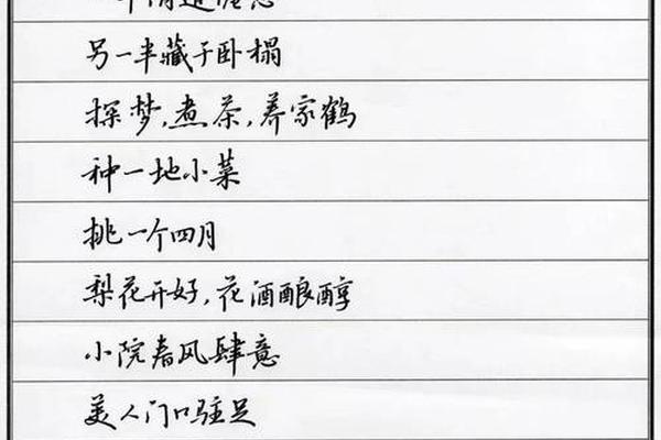 姓名行楷练字视频