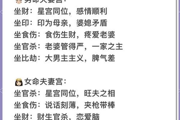 八字的夫妻宫