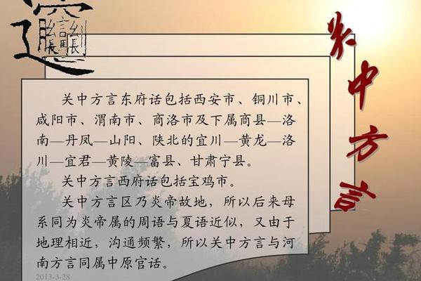 方言文化(方言文化的PPT封面)