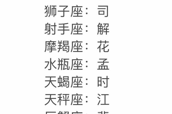 12星座谁的姓名好听呢