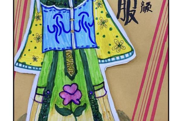 中华民族文化绘画图片,中国民族服装图片绘画