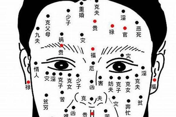 全身痣相算命-全身痣相图片大全图解