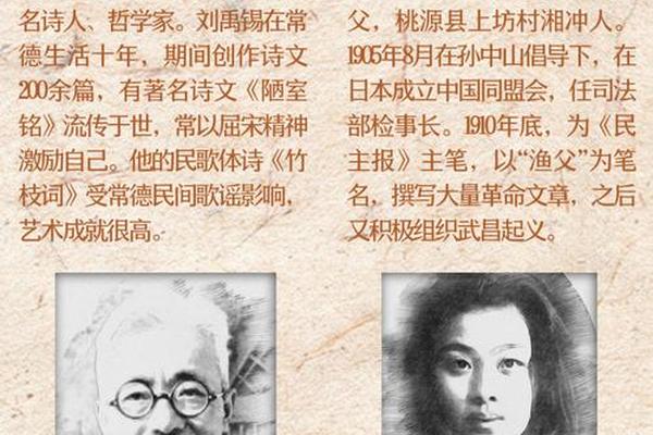 湖湘文化代表人物及其作品;湖湘文化名人