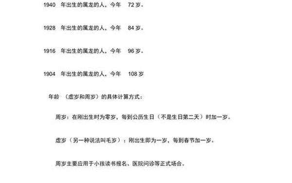 属龙都多大岁数了(属龙的多少岁了全部) 属龙都多大岁数了(属龙的多少岁了全部)