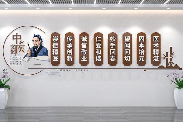 中医文化壁纸(中医文化墙内墙设计图片)