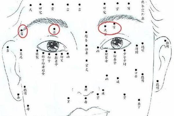 田宅宫痣相解读-田宅宫有痣的位置图