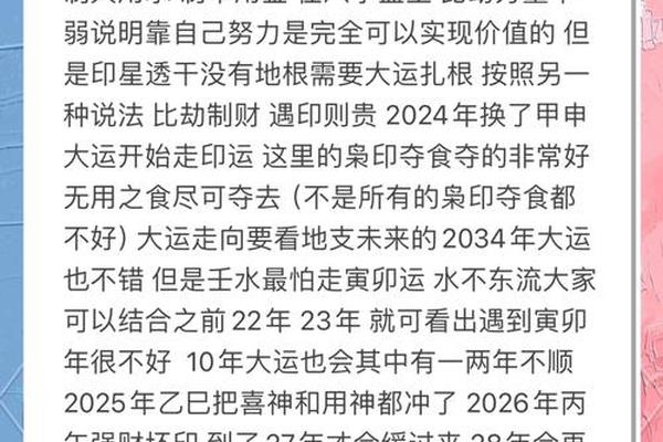 2024年八字运势