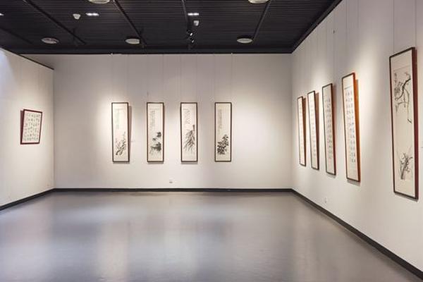 书画文化展厅 书画展厅设计效果图